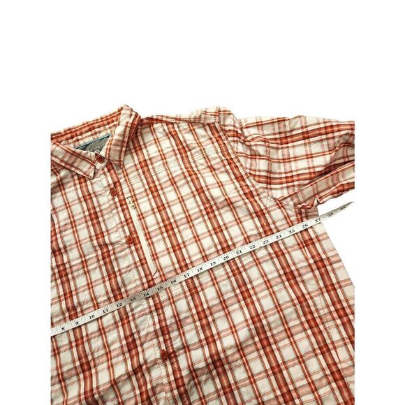 Mountain Hardwear mens 2XL button up performance hiking shirt zip pocket plaid - Picture 4 of 10